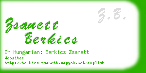 zsanett berkics business card